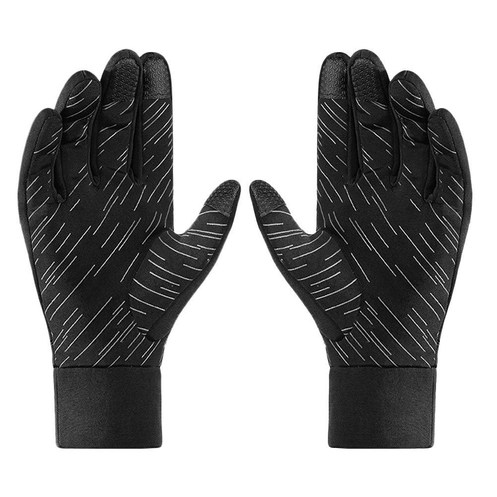 Winter Glove Insulated - 暖かい冬用グローブ タッチスクリーン対応 防風 保温 フルフィンガー サイクリング