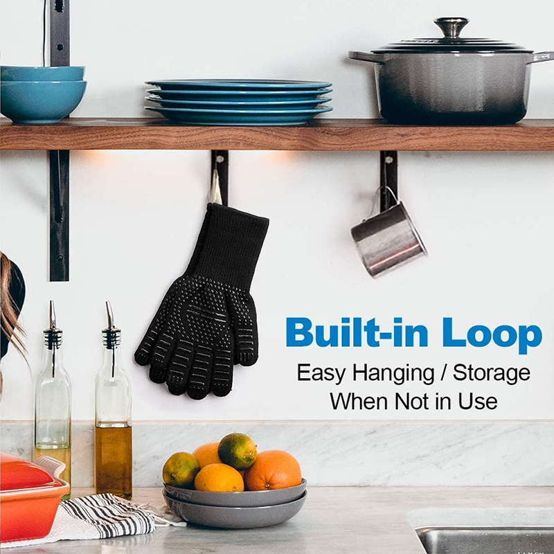 1組のオーブングローブ、オーブンミット、耐熱耐火性滑り止めシ - Oven Mitt Silicone のレビューと価格