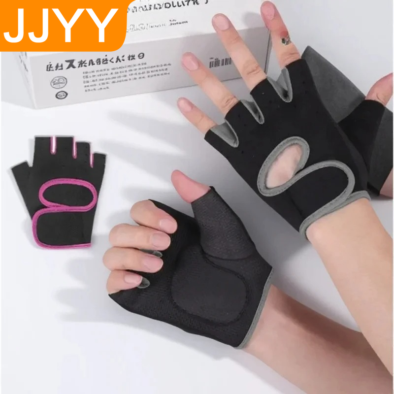 通気性のあるハーフフィンガーグローブ、滑り止めフィットネスジ - Workout Glove Gym のレビューと価格