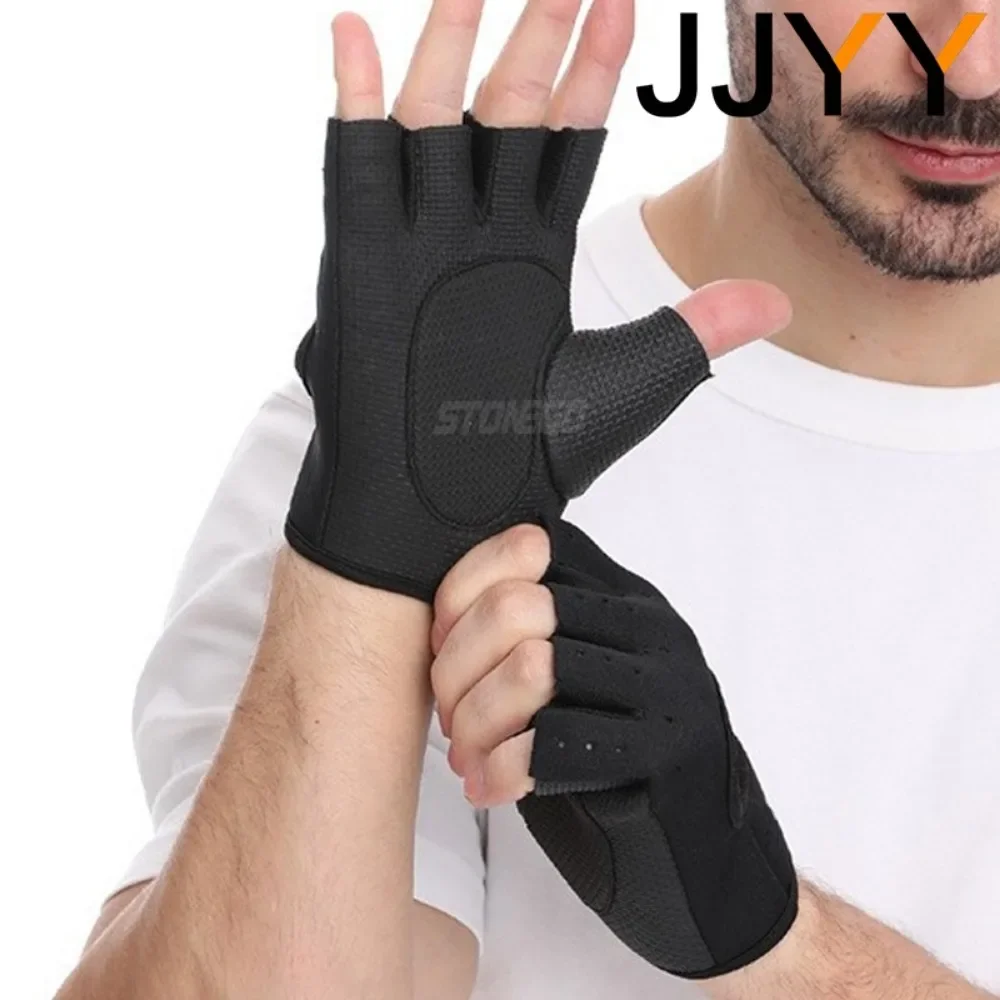 通気性のあるハーフフィンガーグローブ、滑り止めフィットネスジ - Workout Glove Gym のレビューと価格