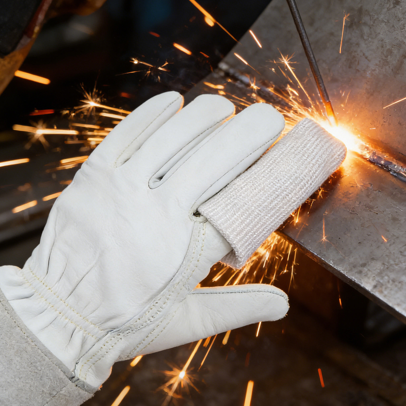 ファイバーグラス製指部ヒートシールドTIG溶接用手袋、耐高温 - Heat Resistant Glove のレビューと価格