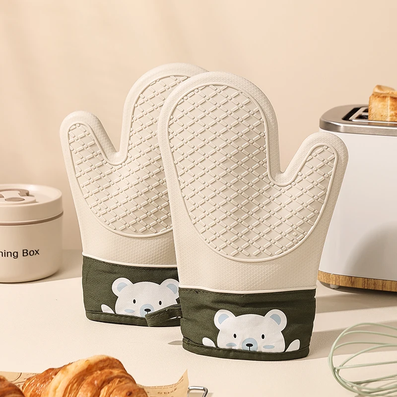 シリコン断熱手袋 厚手、滑り止め、高温オーブン用手袋 ベーキ - Oven Mitt Silicone のレビューと価格