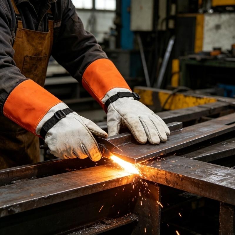 14 インチのヤギ革製耐熱手袋、強化された保護機能を備えた溶 - Heat Resistant Glove のレビューと価格