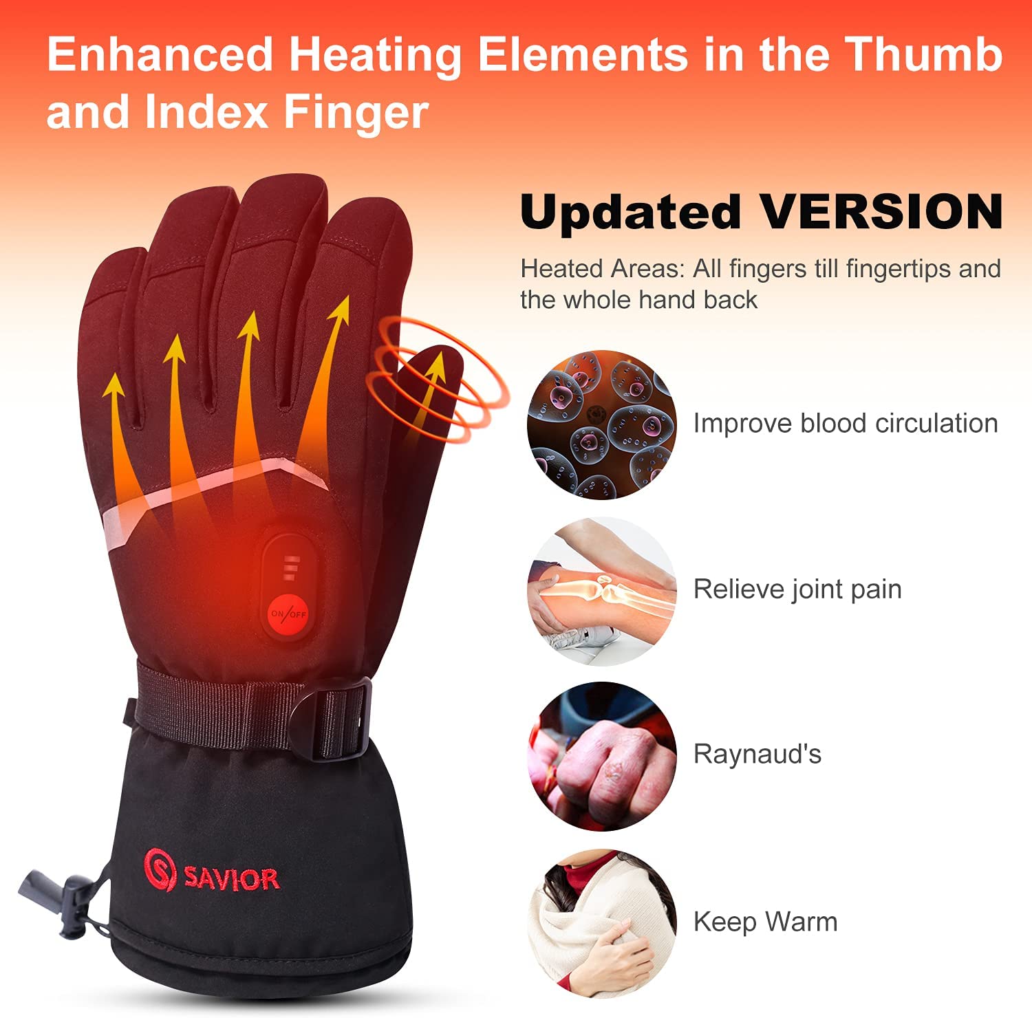 スノーディア-男性と女性のためのサーマルスキーグローブ、防水 - Heat Resistant Glove のレビューと価格