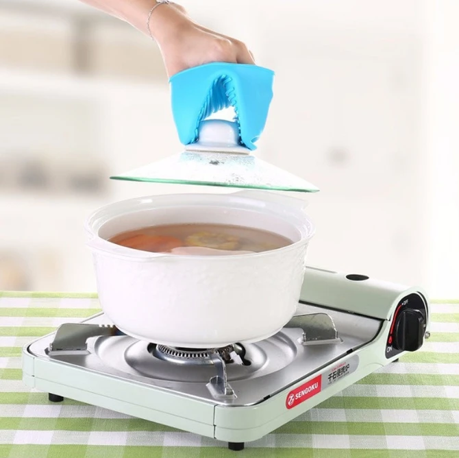耐熱シリコンオーブン用手袋、ピンチミット、鍋つかみ（キッチン - Oven Mitt Silicone のレビューと価格